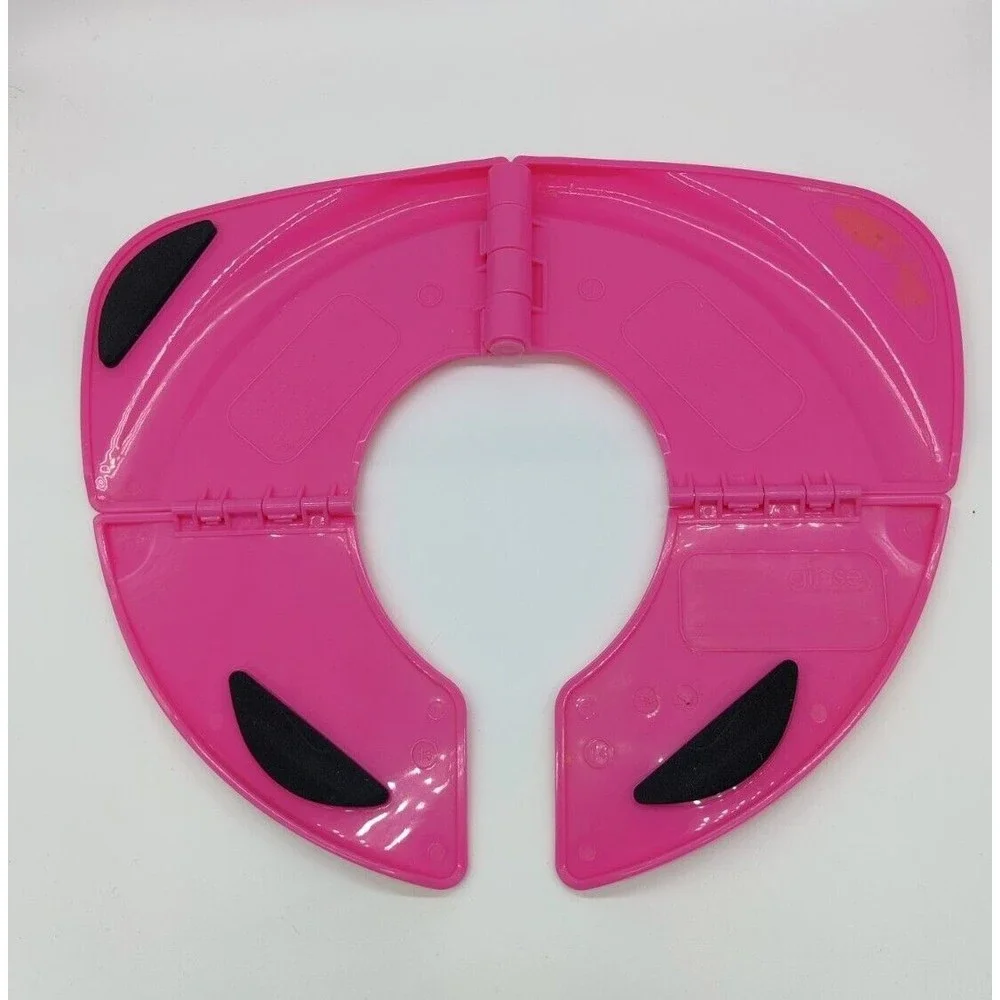Ginsey Travel Folding Potty Cover Seat Pink Disney Princess Cinderella, Belle,